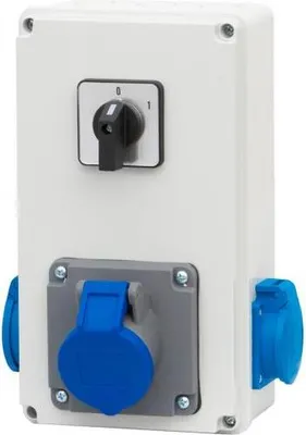 Obrázok produktu pre Rozdeľovač BICO – zásuvky 16 A/3P, 2x230 V, 0/1 (16 A) F3.0799