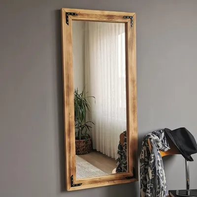 Produktbild von Buscate - Spiegel, 50x110h cm Eiche Braun, Rechteckig