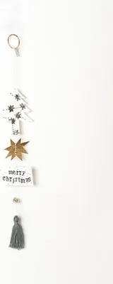Produktbild von Glöckchenornament "Merry Christmas"