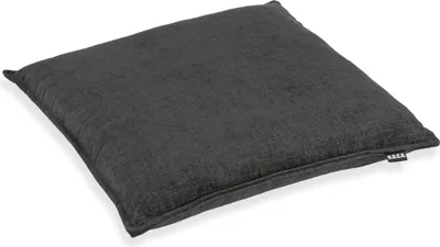 Produktbild von H.O.C.K. Lucky Sitzkissen BLISS 40x40x6cm mit Biese einfarbig schwarz col. 18