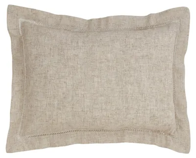 Zierkissenbezug Polyester-Linnen-Mix 35,5 x 50,8 cm natur