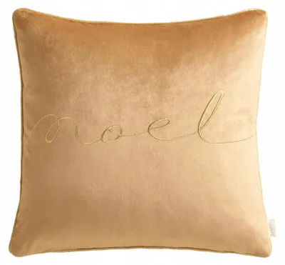 Produktbild von Room99 Noel Weihnachtliche Zierkissenhülle Gold Samt