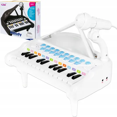 Zdjęcie produktu dla Pianino Multimedialne Fortepian Dla Dzieci Organy Mikrofon Karaoke Mp3