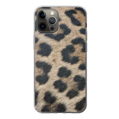 Produktbild von MuchoWow® Handyhülle Schutzhülle Hülle für iPhone 12 Pro Leopardenmuster Silikon Softcase Handy Hülle - Abdeckung
