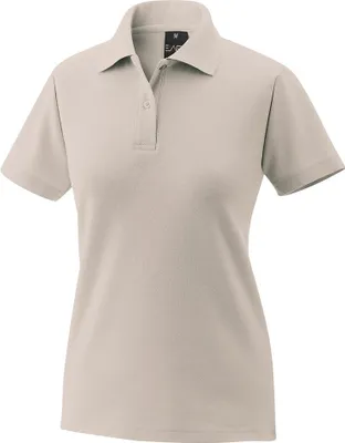 Produktbild von Damenpoloshirt Fb. sand Gr. M : 65% Baumwolle 35% Polyester 220 g/m² : sand : M