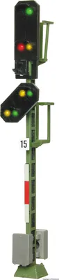 Produktbild von Viessmann 4015 - H0 Licht-Einfahrsignal mit Vorsignal