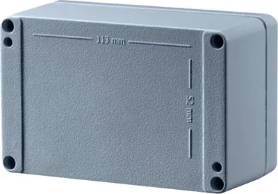 Produktbild von RITTAL Universal-Gehäuse 334 x 111 x 233 Aluminium Grau (RAL 7001) Rittal GA 9118210 1 St.