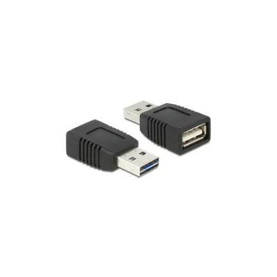 Produktbild von DeLOCK 65520, USB 2.0 A, USB 2.0 A, Schwarz