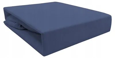 Produktbild von Piruu Jersey-Spannbettlaken 200x220 cm Dunkelblau