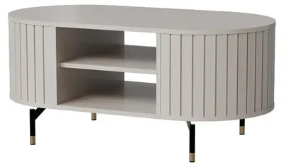 Produktbild von MOBAE LINEA 06 Couchtisch 104 cm Kaschmir moderner Wohnzimmertisch Sofatisch stabil Design Tisch rechteckig Wohnzimmer