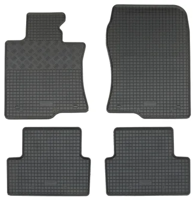 Gummifußmatten Set 4-teilig für Honda Accord 8 (2008-2015), schwarz