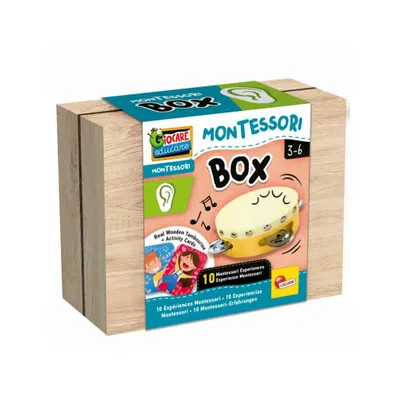 Produktbild von LISCIANI Montessori Holz-Tamburin für Gehörsinn