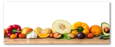 Imagen del producto de Tulup®: Panel protector para cocina, fabricado en vidrio, dimensiones 125x50 cm. Protector de salpicaduras, vidrio templado. Ideal para decoración, alimentos y bebidas, frutas y verduras