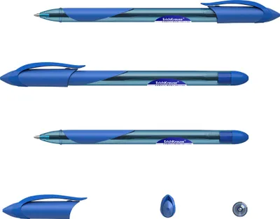 Produktbild von Kugelschreiber Dolphin 0,8mm mit Gummigriff 50er Pack Blau