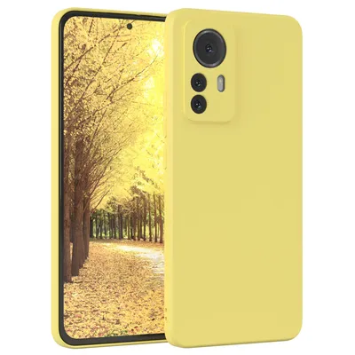 Produktbild von EAZY CASE - TPU Hülle für Xiaomi 12 Pro, TPU Case stoßfeste Handyhülle, weiches Cover mit Kameraschutz, Silikonhülle in Gelb