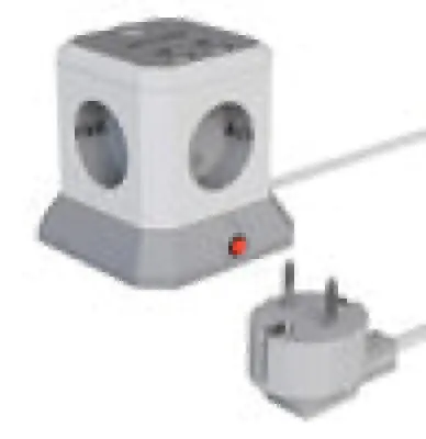 Obrázok produktu pre BlitzWolf BW-EC1 4xAC 2xUSB-A 2xUSB-C Extender