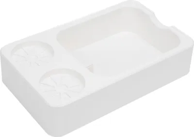 Image de Station de tassage multifonctionnelle et résistante aux chocs pour porte-filtres de 51 mm, 54 mm et 58 mm, blanche