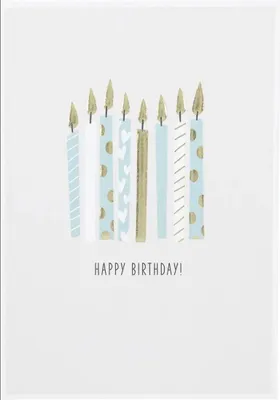 Produktbild von Depesche Klappkarten Besonders schön ohne Verpackung : HAPPY BIRTHDAY! (Kerzen) Klappkarten Besonders schön ohne Verpackung: HAPPY BIRTHDAY! (Kerzen)