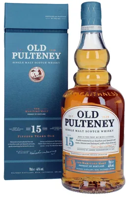 Produktbild von Old Pulteney 15 Jahre - The Maritime Malt - Single Malt Scotch Whisky