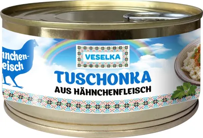 Produktbild von DOVGAN Tushonka aus Hähnchenfleisch 325g