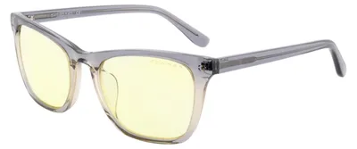 Produktbild von GUNNAR Gaming- und Computerbrille - Tindra Reader - Lesestärke +2.0, Rahmenfarbe: Smoky Quartz, Glastönung: Amber (Blockiert 65% blaues Licht & 100% UV-Licht) - Blaulichtfilter-Brille