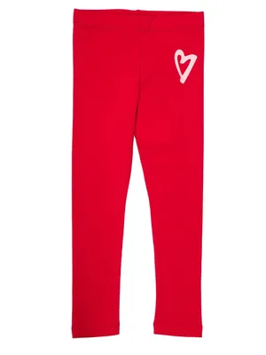 Produktbild von Mädchen-Leggings With Hearth - Himbeere - 110