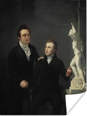 Produktbild von MuchoWow® Poster Louis Royer - Gemälde von Jan Willem Pieneman 120x160 cm - Wandbilder