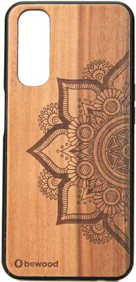 Produktbild von Holzhülle Bewood für Realme 7 Mandala Apfelbaum