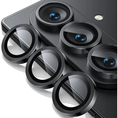 Immagine prodotto di Protezione per fotocamera di Samsung Galaxy Z Fold 7, durezza 9H, resistente ai graffi, senza bolle, vetro metallico HD, anti-impronte, colore nero