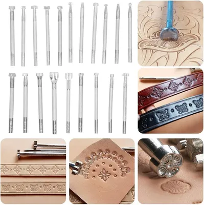 Produktbild von Omgoods – 20-teiliges Lederstempel-Set für den Handwerksbereich