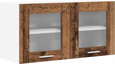 Immagine prodotto di vidaXL Armadio a muro in legno vecchio e bianco 80 x 31 x 40 cm Materiale a base di legno