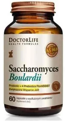 Imagen del producto de Doctor Life Saccharomyces boulardii, 7.500 millones, 60 cápsulas