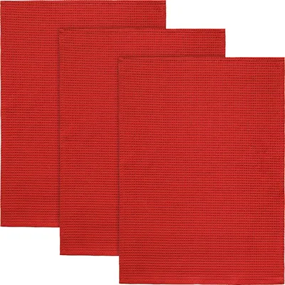 Produktbild von Erwin Müller Geschirrtuch 3er-Pack rot 50x70 cm