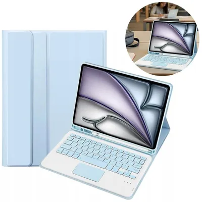 Immagine prodotto di Custodia e tastiera con touchpad per iPad Air 11 pollici M3 2025, Air 11 pollici M2 2024 (7a generazione), 6a generazione