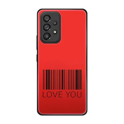 Produktbild von König Design Hülle kompatibel mit Samsung Galaxy A53 5G Kunststoff Soft Handyhülle - Handy Case Love You