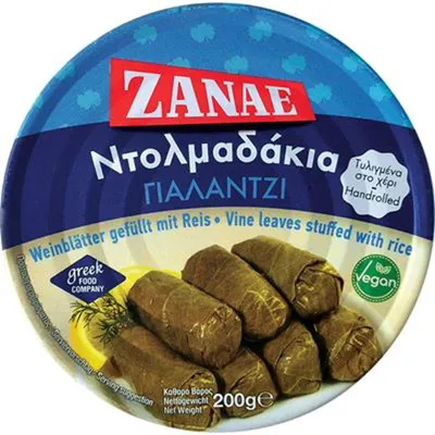 Zdjęcie produktu dla Liście winogron nadziewane ryżem 200g - Zanae