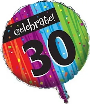 Produktbild von 30. Geburtstag "Celebrate" Folienballon