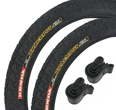 Produktbild von 2 Kenda Fahrradreifen Reifen Krackpot 20x2.25 + 2x Schlauch Dunlopventil