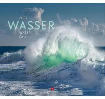 Produktbild von Ackermann Kunstverlag Wasser Kalender 2027, 54x48 cm, Spiralbindung, 3-sprachig