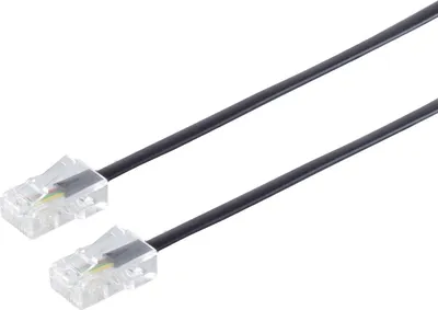 Produktbild von ShiverPeaks S/CONN maximum connectivity Modular-Anschlußkabel-Western-Stecker 8/4 auf Western-Stecker 8/4, 20,0m (70095-8/4-20)