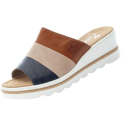 Obrázek produktu pro Rieker dámské mules na klínovém podpatku 67492-14, velikost:37 EU, barva:modrá