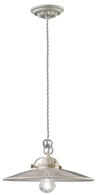 Obrázok produktu pre Ferroluce B&W závesné svetlo Ø 31cm biele okrúhle