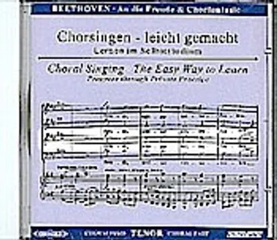 Produktbild von An die Freude & Chorfantasie, Chorstimme Tenor, Audio-CD