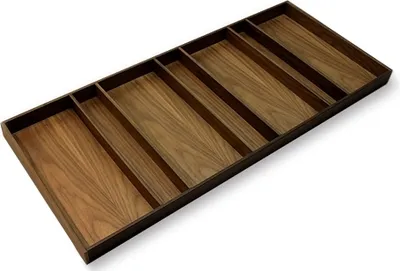 Produktbild von Besteckeinsatz NUSSBAUM 120er Schubl. B 1118 x T 472 mm passend für BLUM Legra 19 mm Schubladen