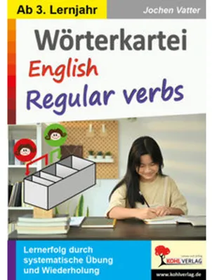 Obrázok produktu pre Wörterkartei English regular verbs