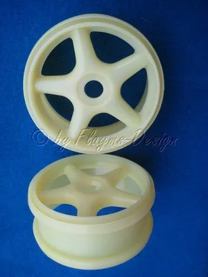 Produktbild von Felgen zu 1:8 Buggy 5 Speichen Gelb / Grün