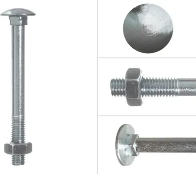 Produktbild von Schlossschrauben Verzinkt M10 x 100 mm - 100 Stück