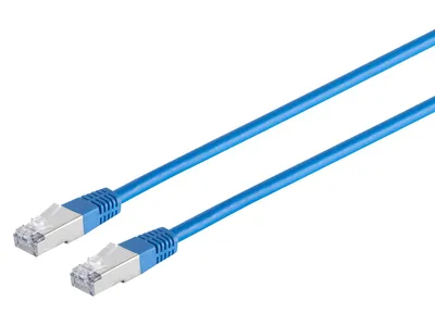 Imagen del producto de Cable de conexión RJ45 de 1,5 metros con cable interno CAT7 - Cable de red S/FTP, cable LAN DSL, color azul