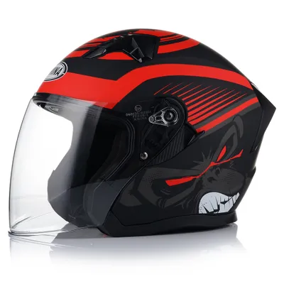 Produktbild von Jethelm Motorradhelm Roller Helm Jet | mit integrierter Sonnenblende | ECER 22.06 L 59-60cm
