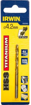 Obrázok produktu pre Irwin Metallbohrer HSS-Tin 4,2x75x43mm